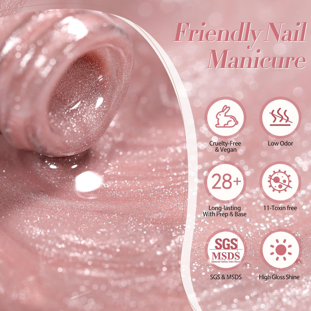 Vernis gel magnétique Born Pretty chat application facile.