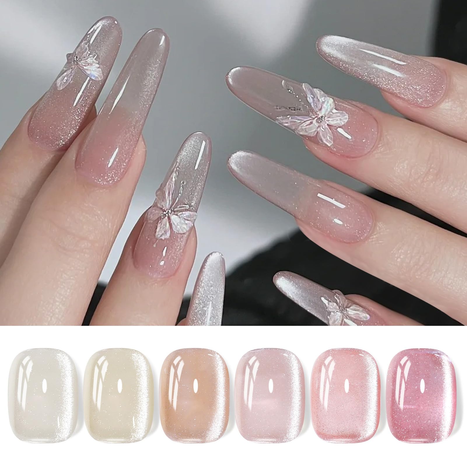 Born Pretty vernis gel magnétique rêverie, nuance chaude et sophistiquée.
