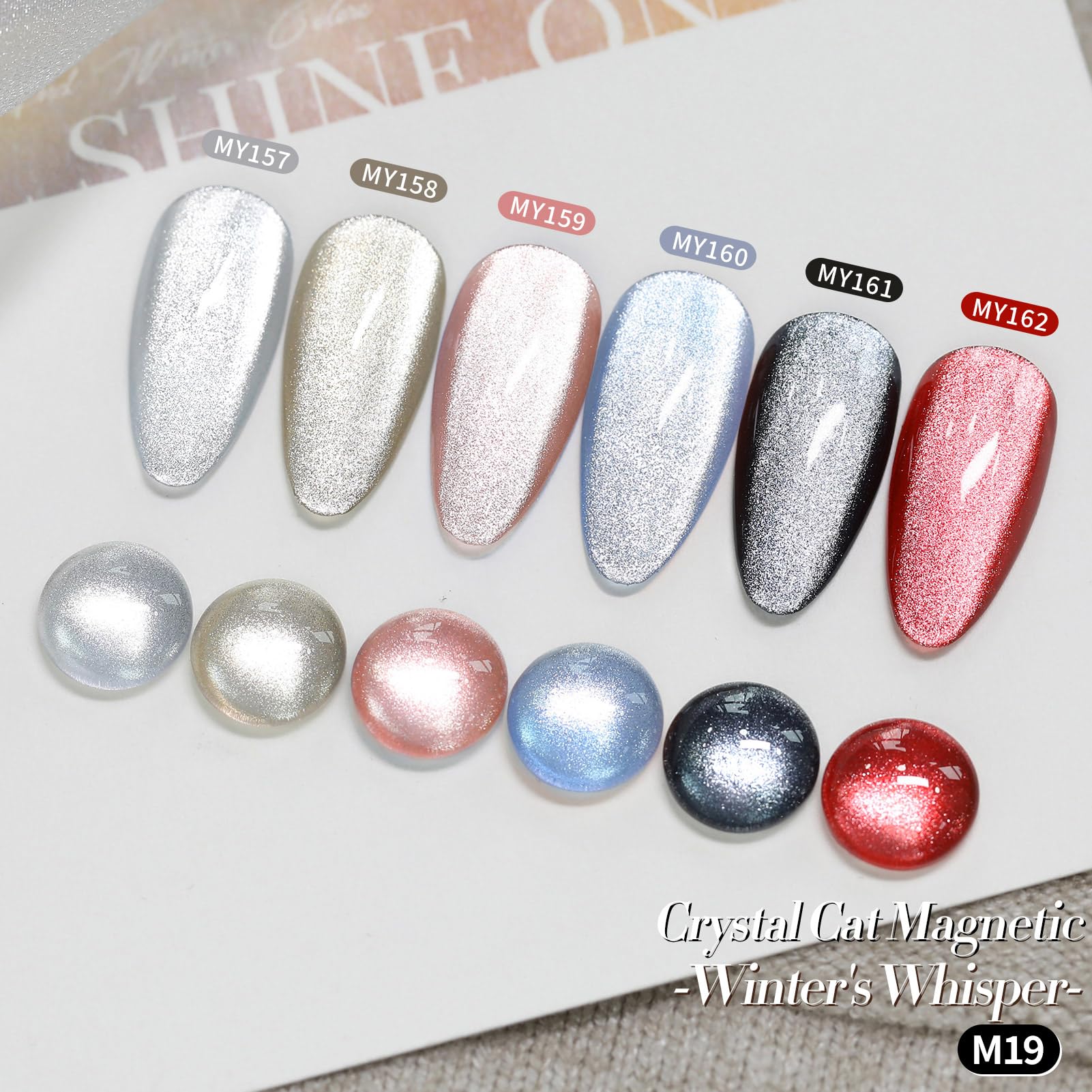 Vernis gel magnétique chat Born Pretty argent et éclat métallique subtil