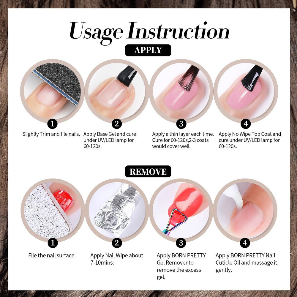 Effet pailleté holographique sur le vernis gel Born Pretty