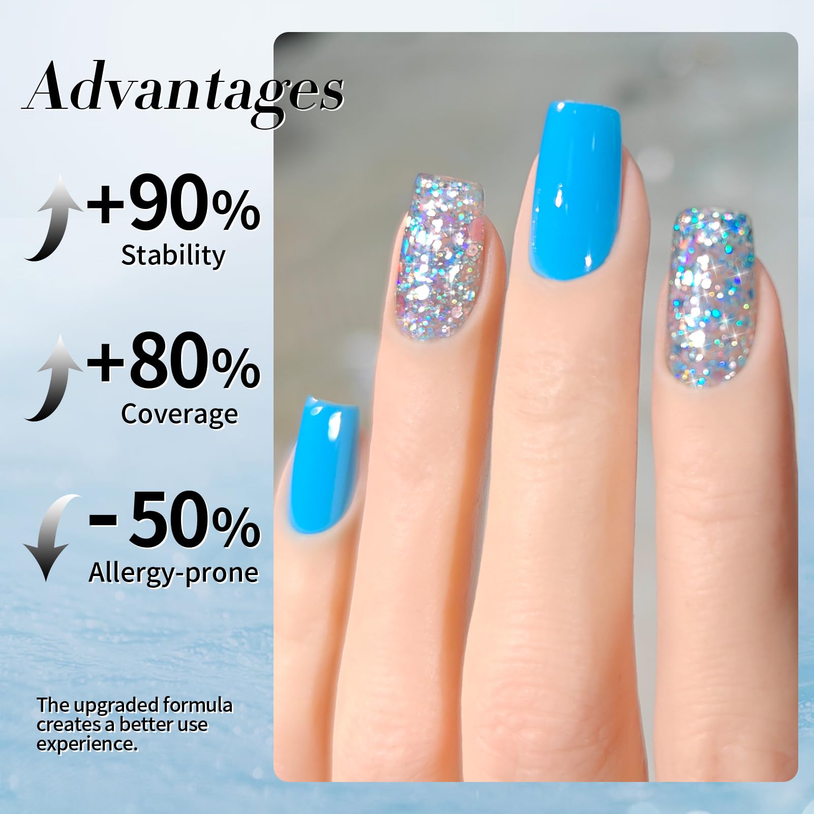 Formule UV/LED Born Pretty, résistance et brillance longue tenue.
