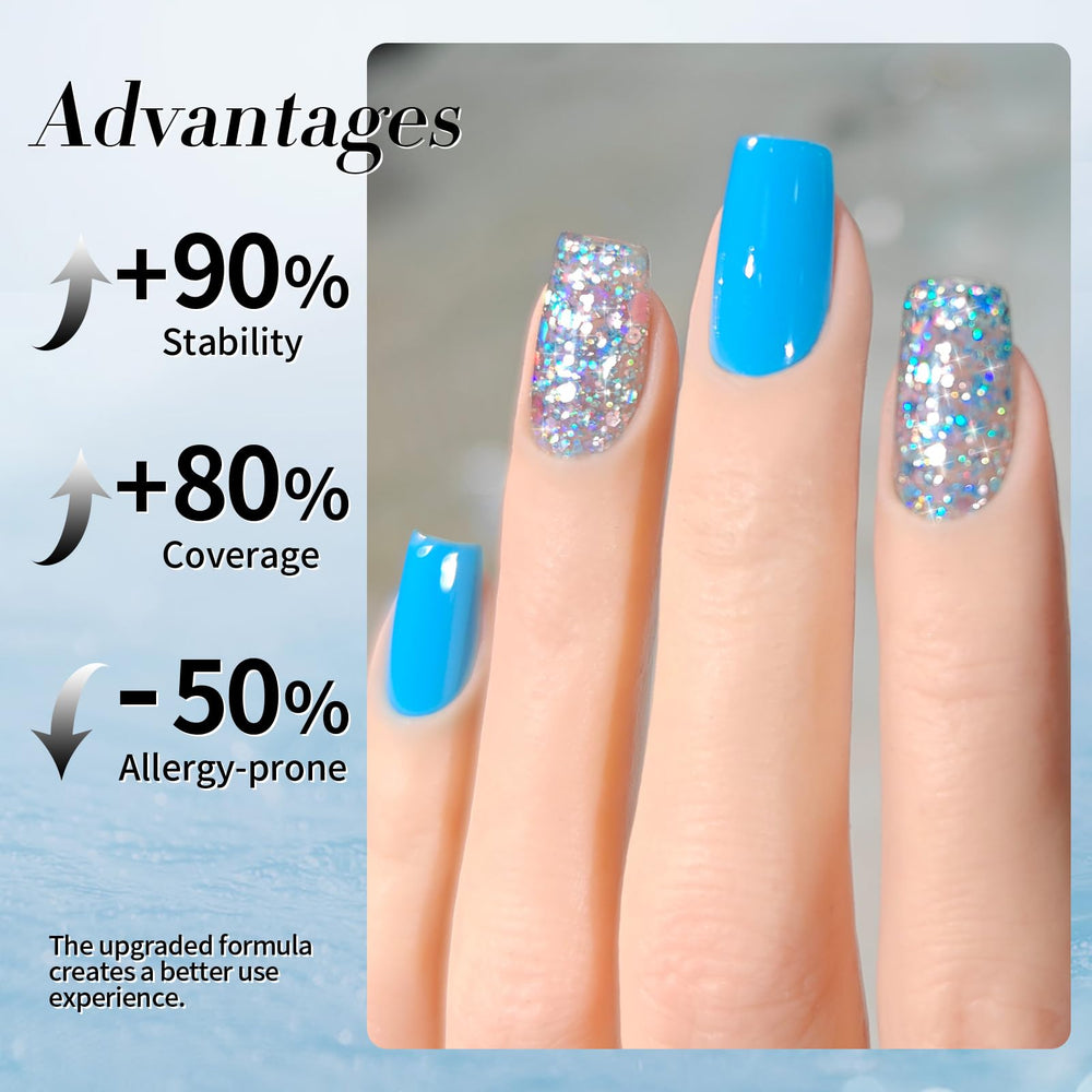 Formule UV/LED Born Pretty, résistance et brillance longue tenue.