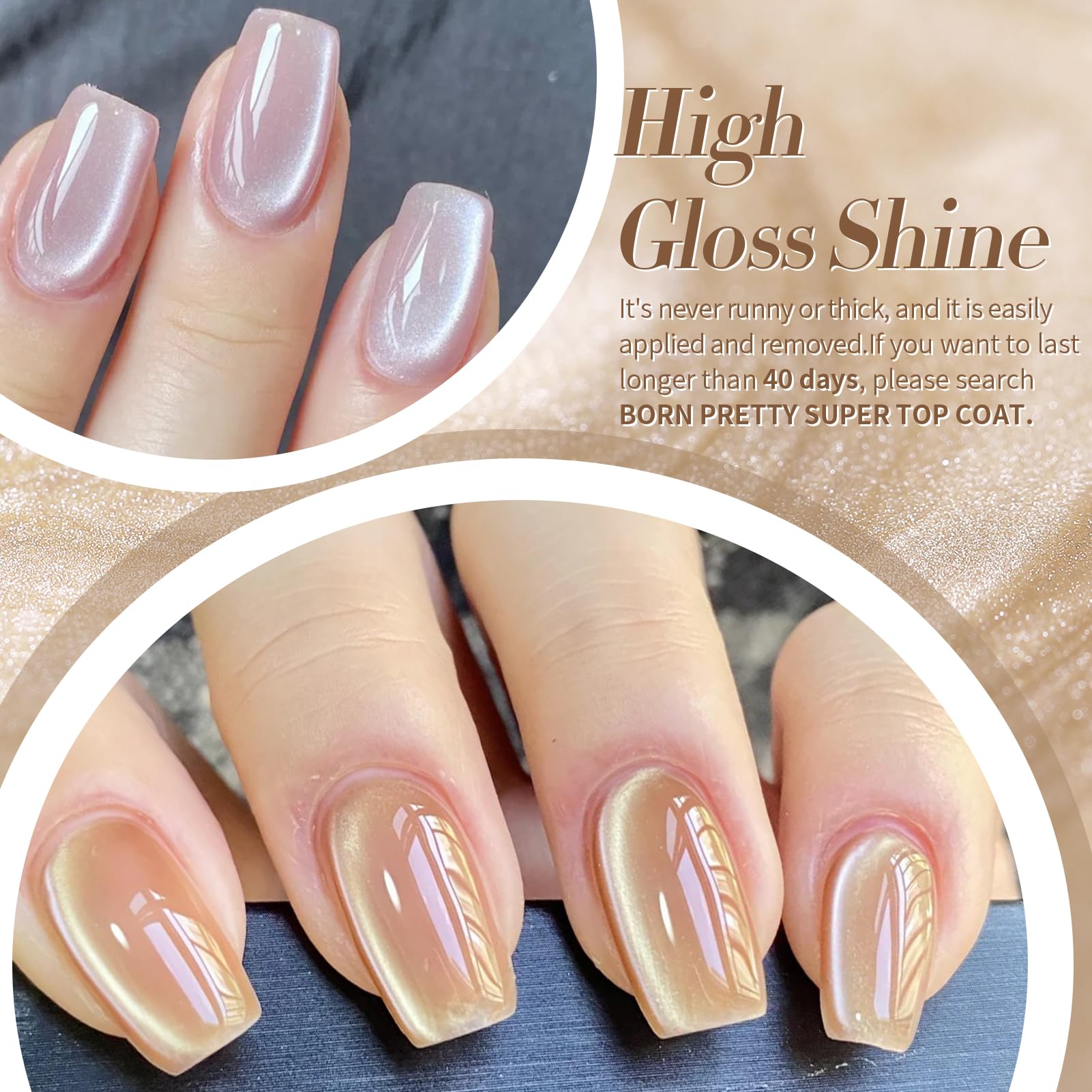 Teinte rose doux pour un look quotidien raffiné.