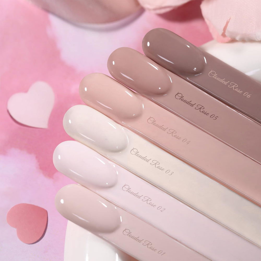 Born Pretty vernis gel rose nude — brillance durable sur vos ongles.