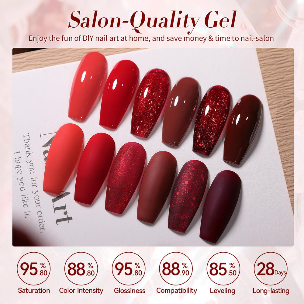 Vernis gel Born Pretty pailleté – effet scintillant et élégant.