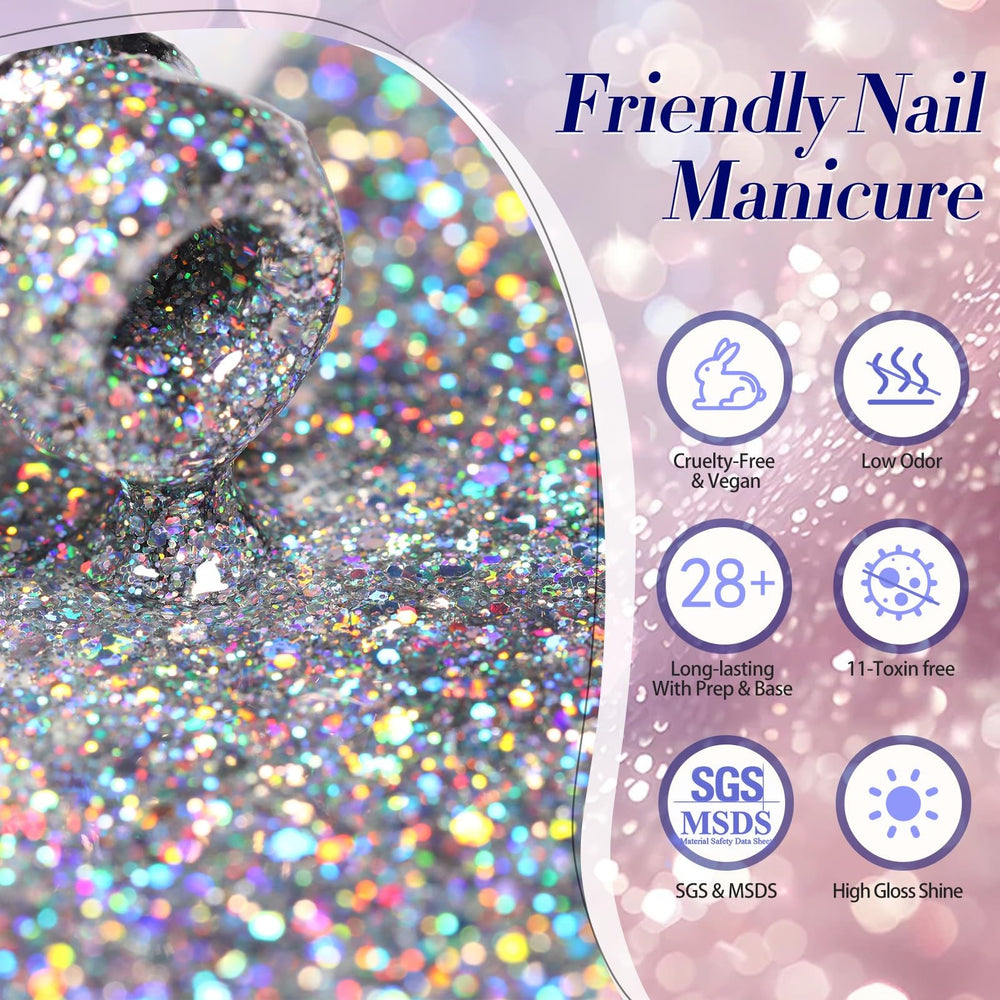Vernis gel soak-off Born Pretty — retrait facilité pour maniabilité.