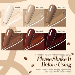 Teintes nude peau Born Pretty pour rendu naturel