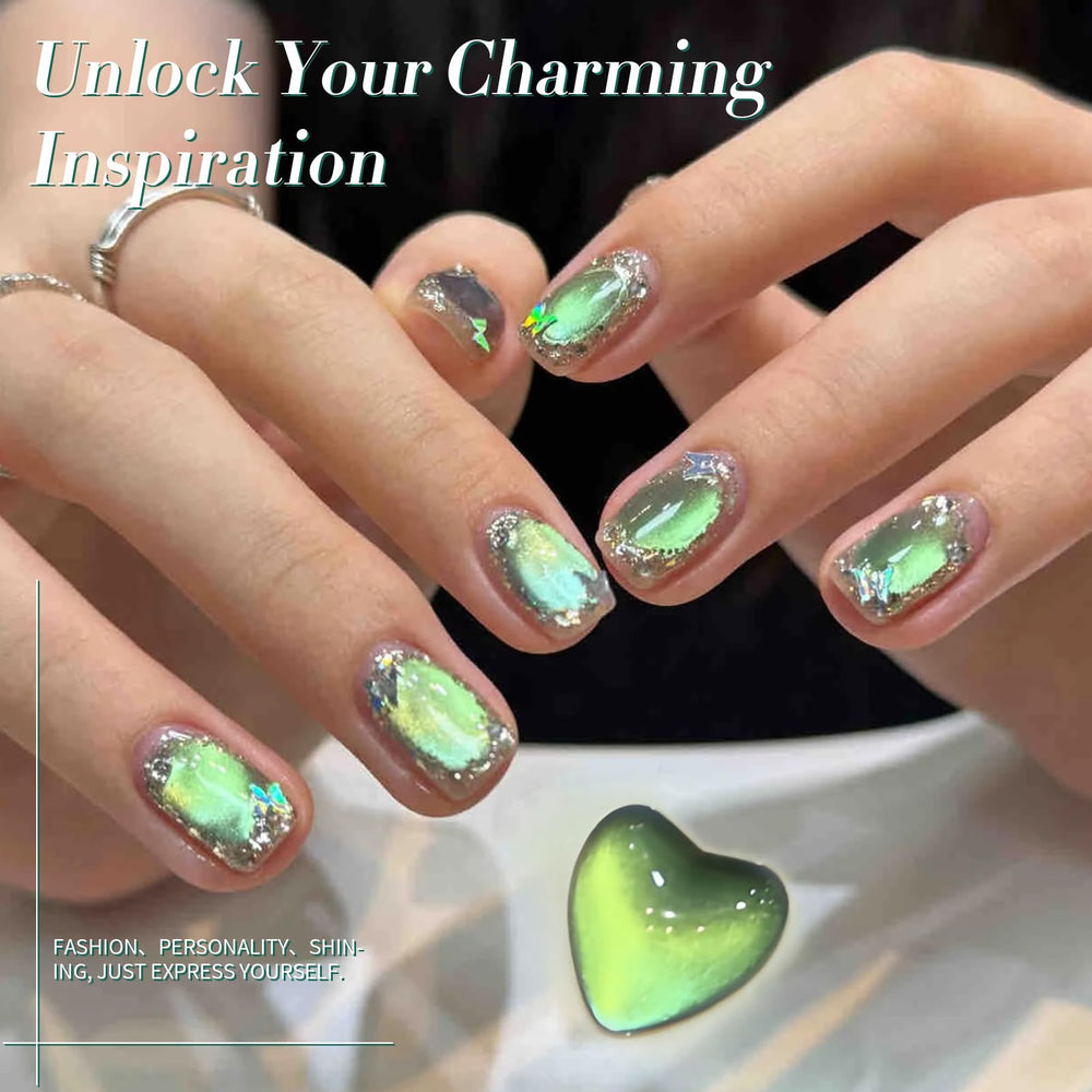 Born Pretty Vernis Gel Vert – brillance élevée pour un fini lustré