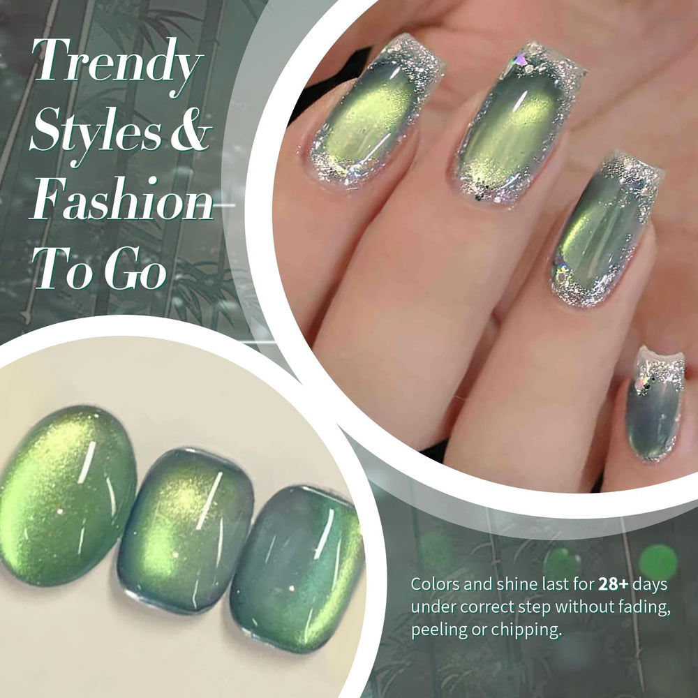 Born Pretty Vernis Gel Vert – nanotechnologie pour une pose douce