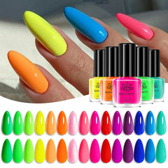 Vernis néon Born Pretty – ensemble 15 couleurs pour des looks vibrants et tendance