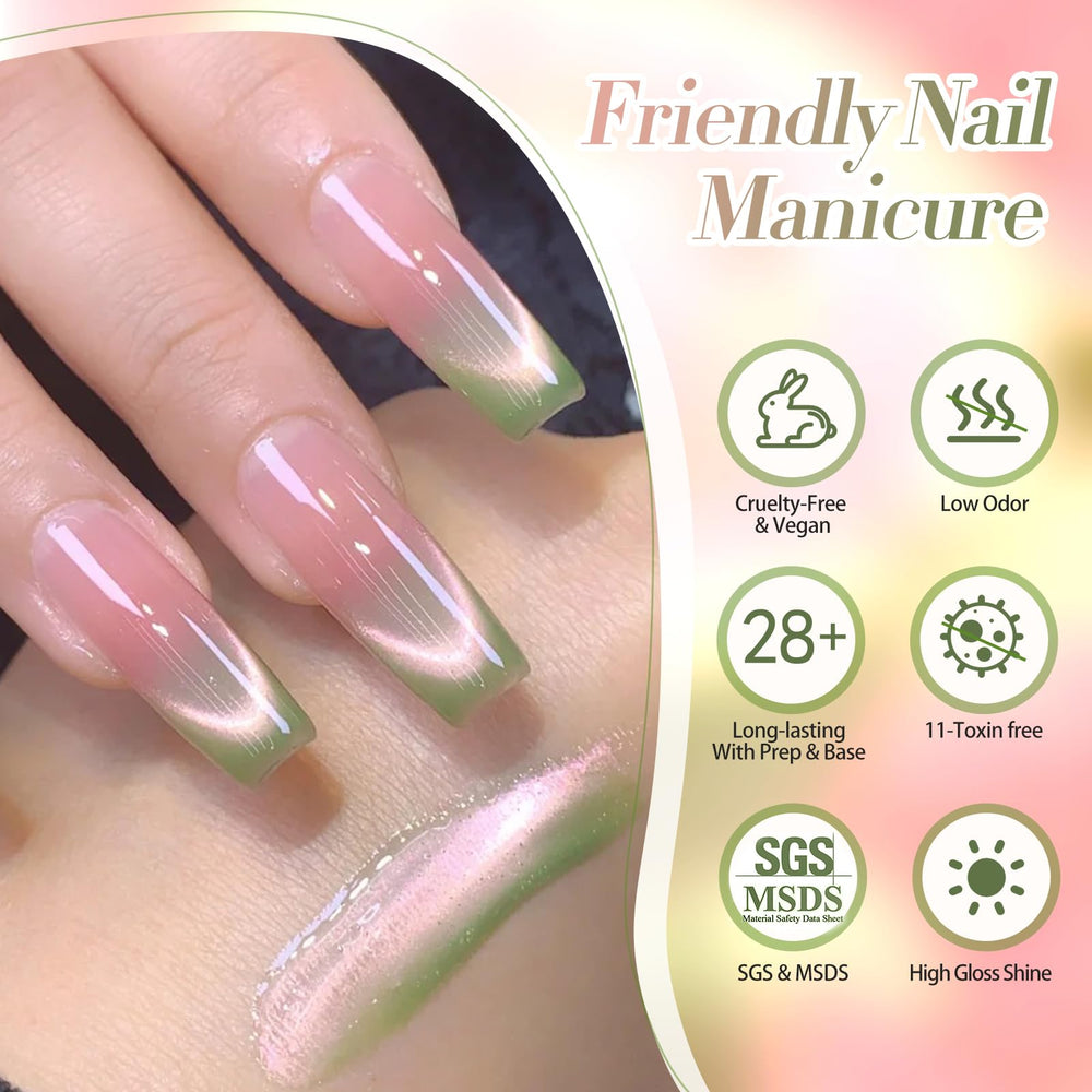 Bonne tenue possible avec base et top coat Born Pretty Chat.