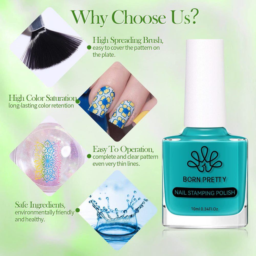 Born Pretty vernis qualité professionnelle – respect de l’ongle et application fluide.