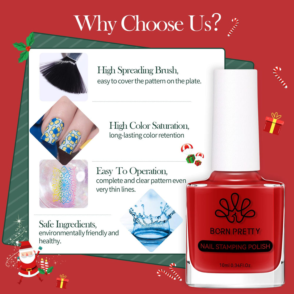 Capacité 7 ml par flacon Born Pretty, format pratique