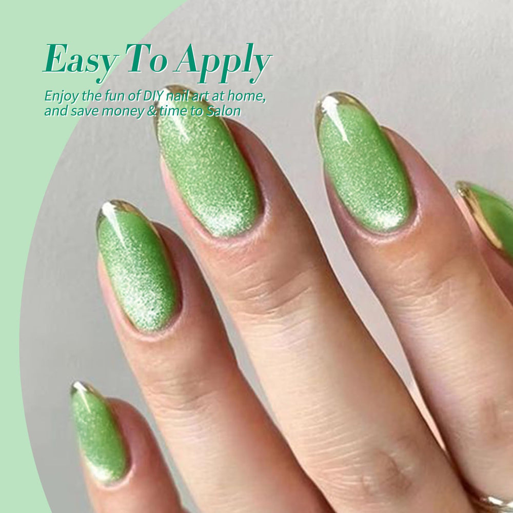 Vernis gel vert Saint Patrick Born Pretty teinte saisonnière