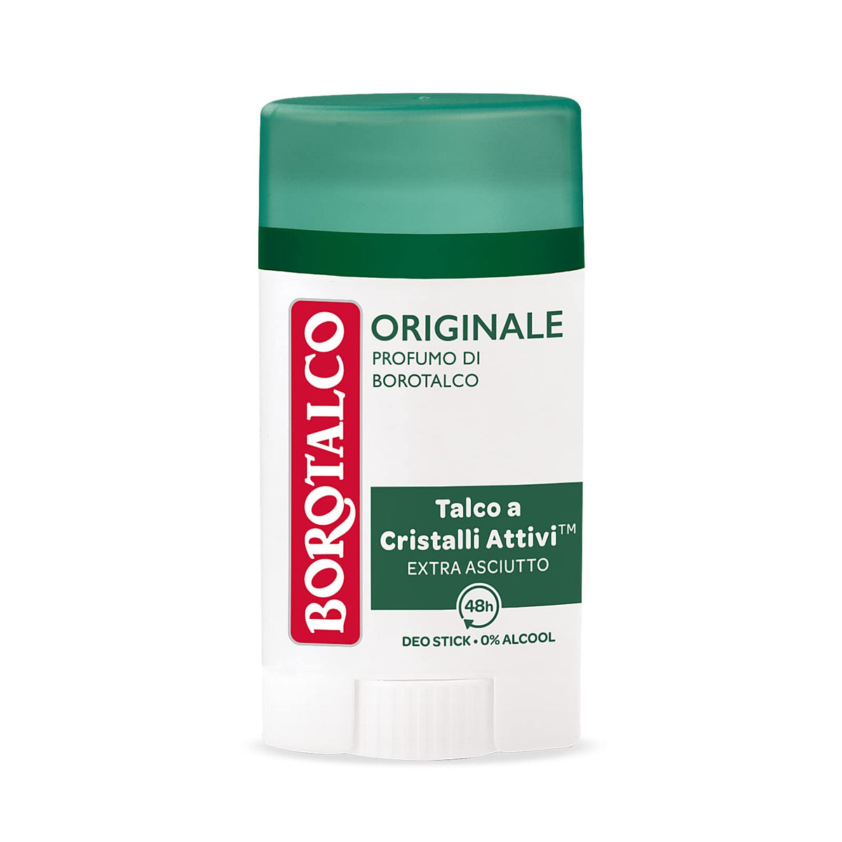 Borotalco Déo Stick Original Microtalc – bouteille 40 ml, fraîcheur durable