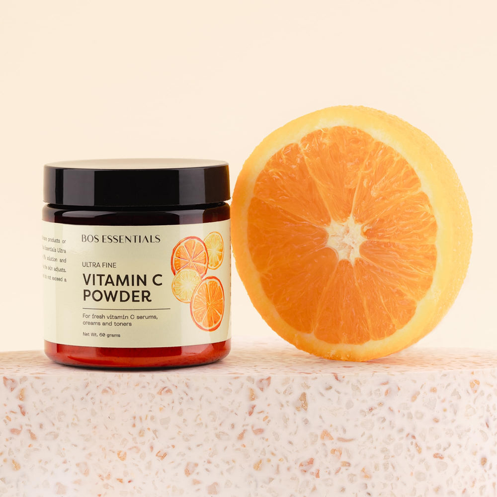 Bos Essentials Poudre Vitamine C Ultra Fine, stockage au sec prolonge la fraîcheur