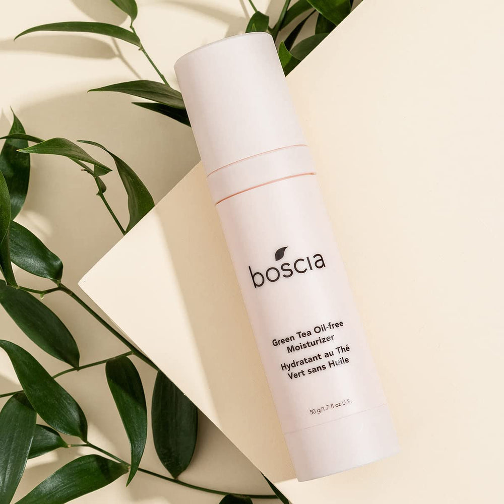 Boscia texture crème légère pour hydrater sans huile et matifier la peau.