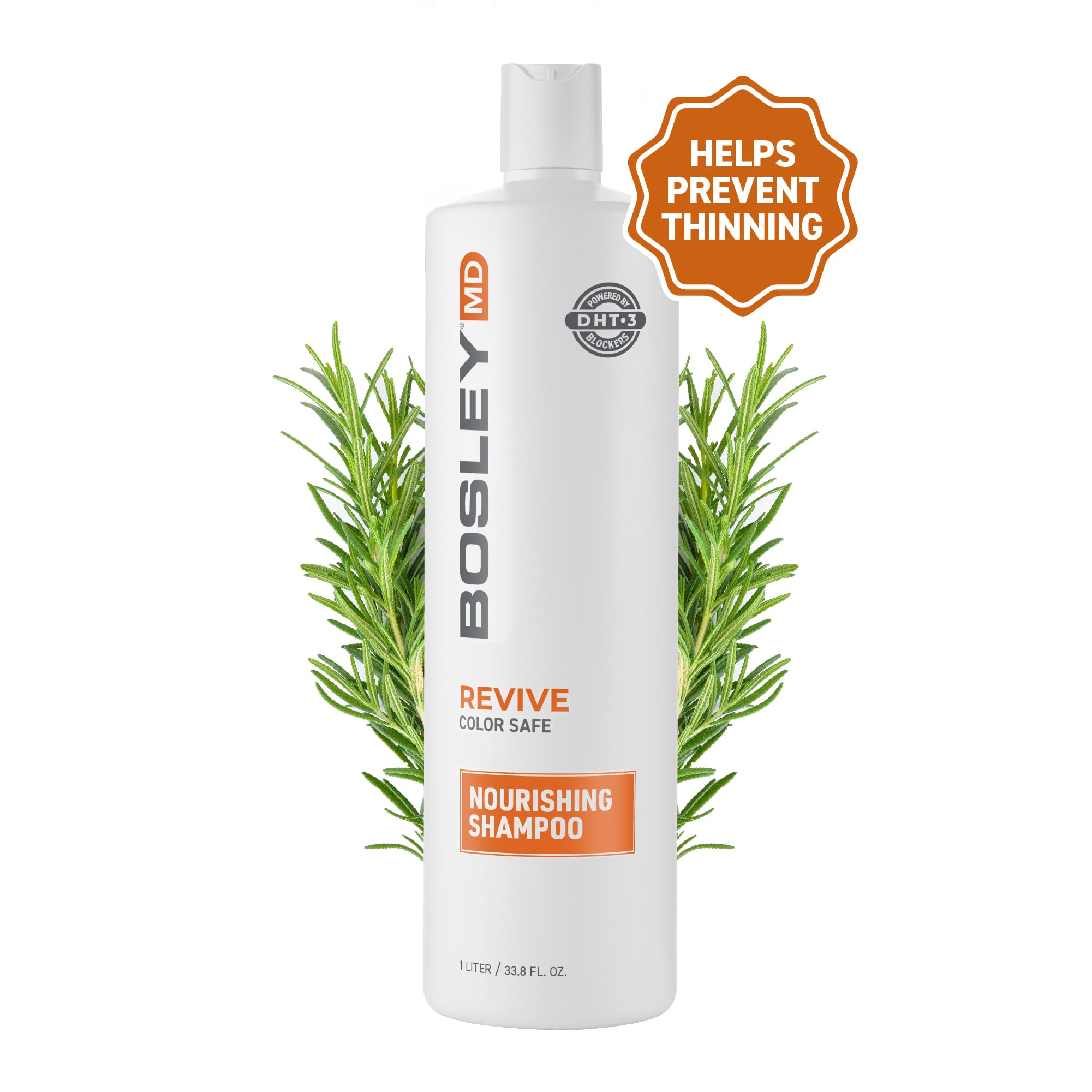 BosRevive: versement du shampoing et application facile sur cheveux