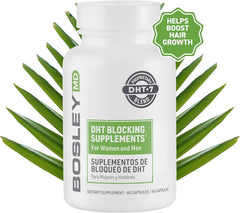 BosleyMD DHT7: ingrédients-naturels, soutien potentiel à la croissance des cheveux.