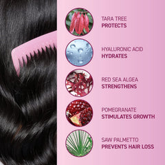 BosleyMD MendXtend – cheveux brillants après application, sans silicone