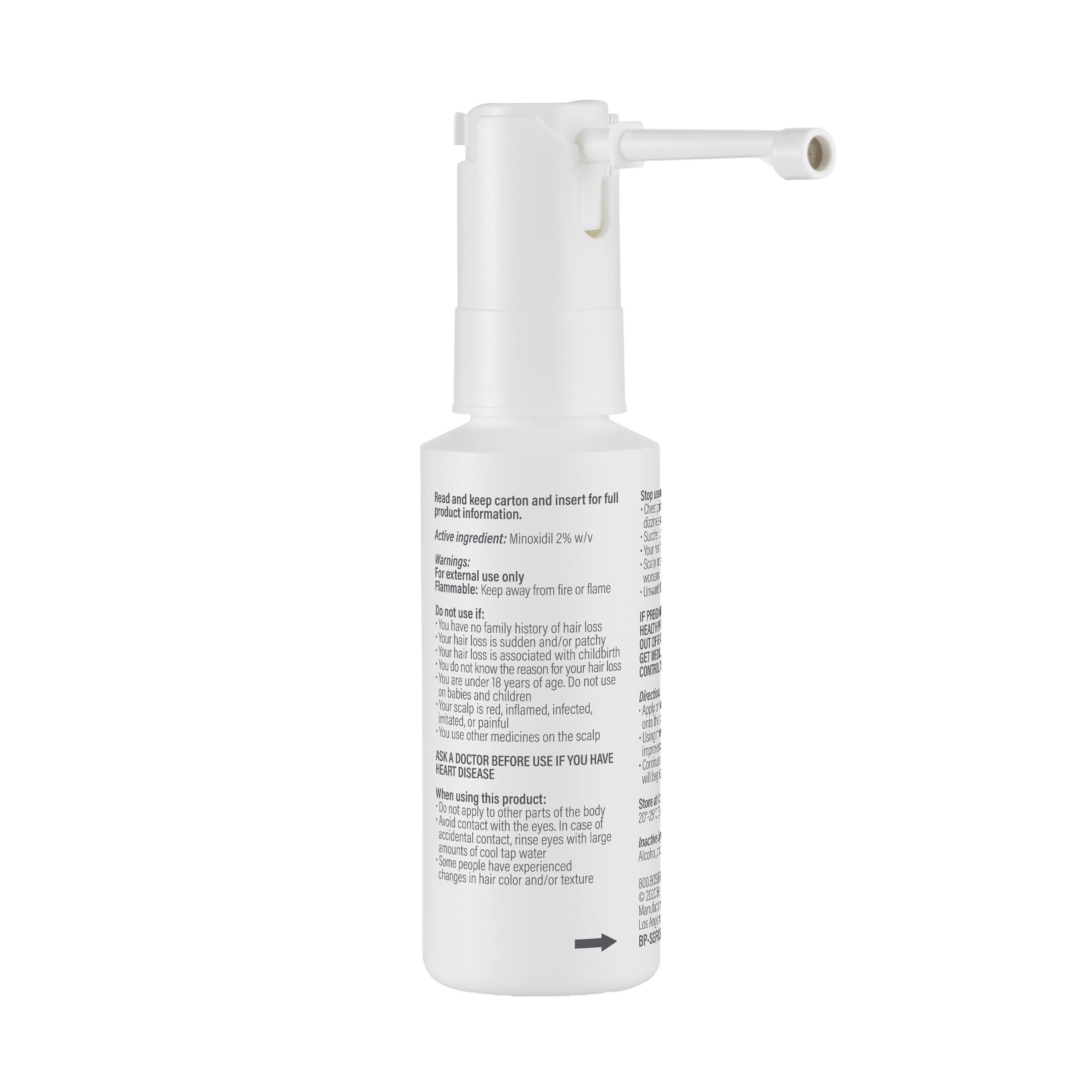 BosleyMD Minoxidil femme – densité capillaire potentielle avec usage régulier.