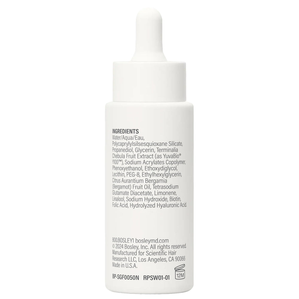 BosleyMD Revive+ sérum texture légère : convient à tous types de cheveux.