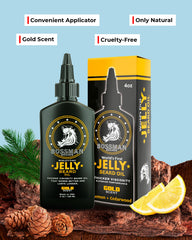 Bossman gel barbe texture riche cire d abeille pour nourrir en profondeur.