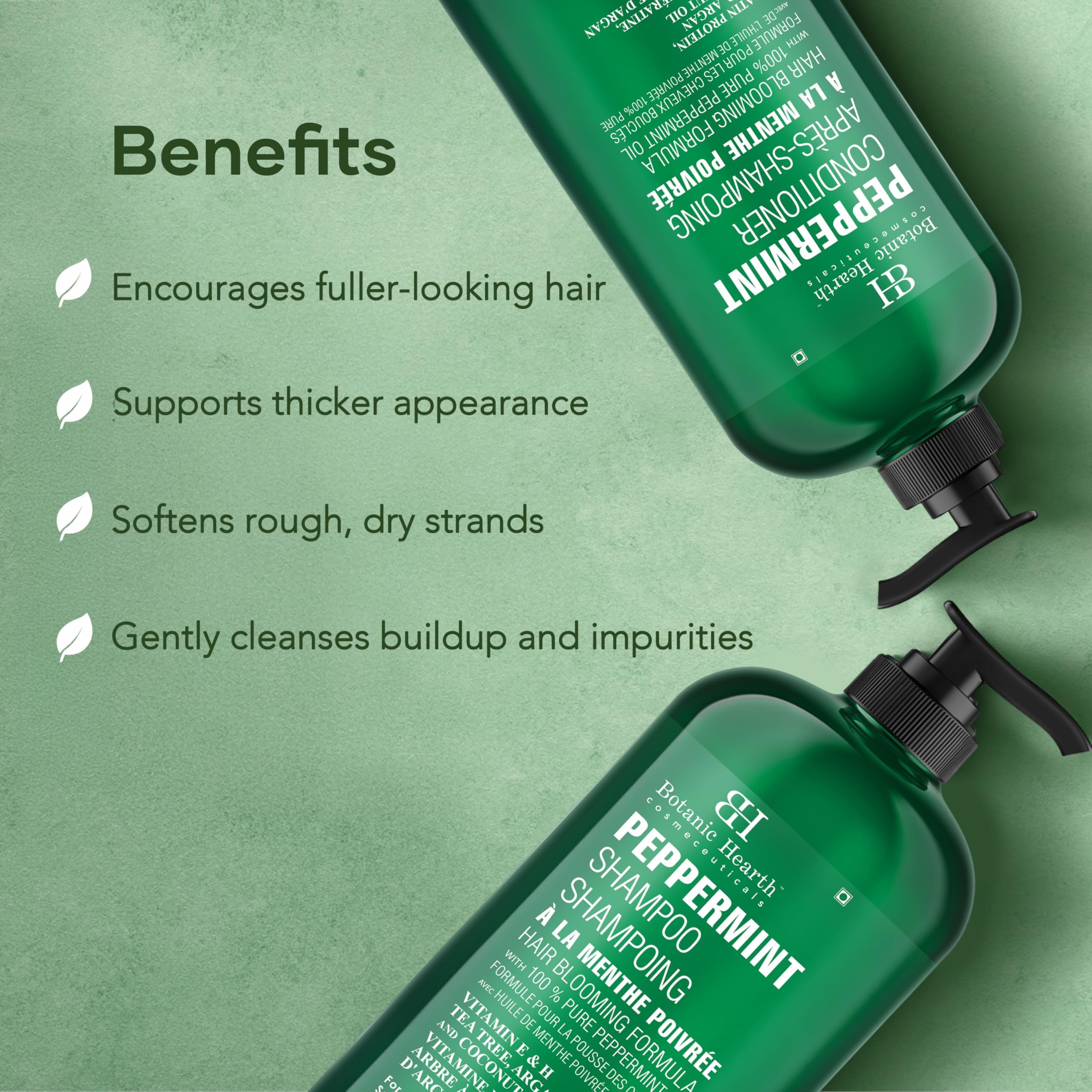 Botanic Hearth après-shampoing bouteille prêt à démêler en douceur