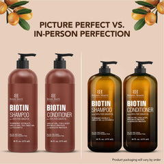 Botanic Hearth après-shampooing-biotine sur flacon : démêle et hydrate les cheveux.