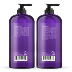 Botanic Hearth après-shampooing violet blond, démêle et hydrate les longueurs.