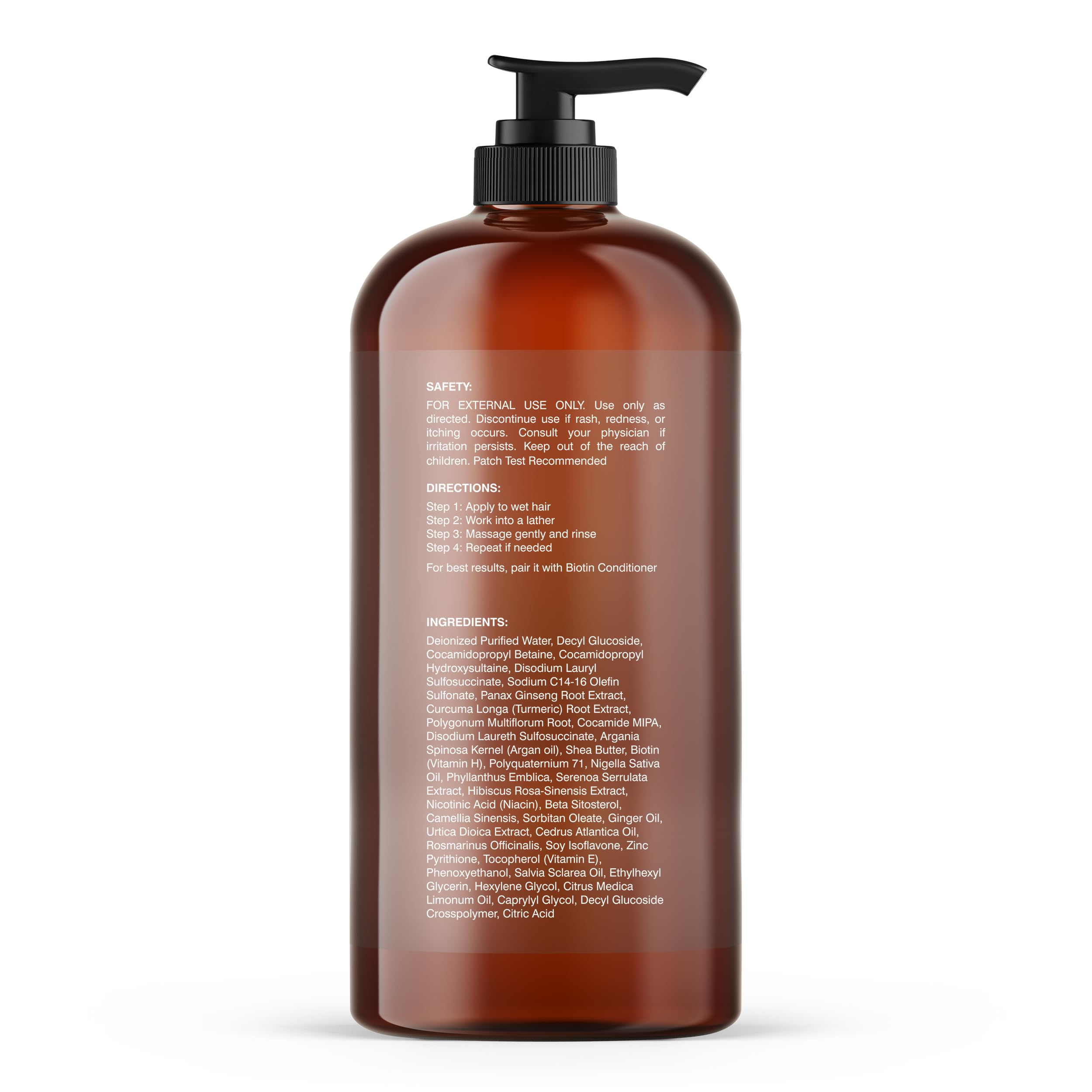 Botanic Hearth Biotin Shampoing Gingembre Pur – cheveux humides, texture crémeuse nourrissante