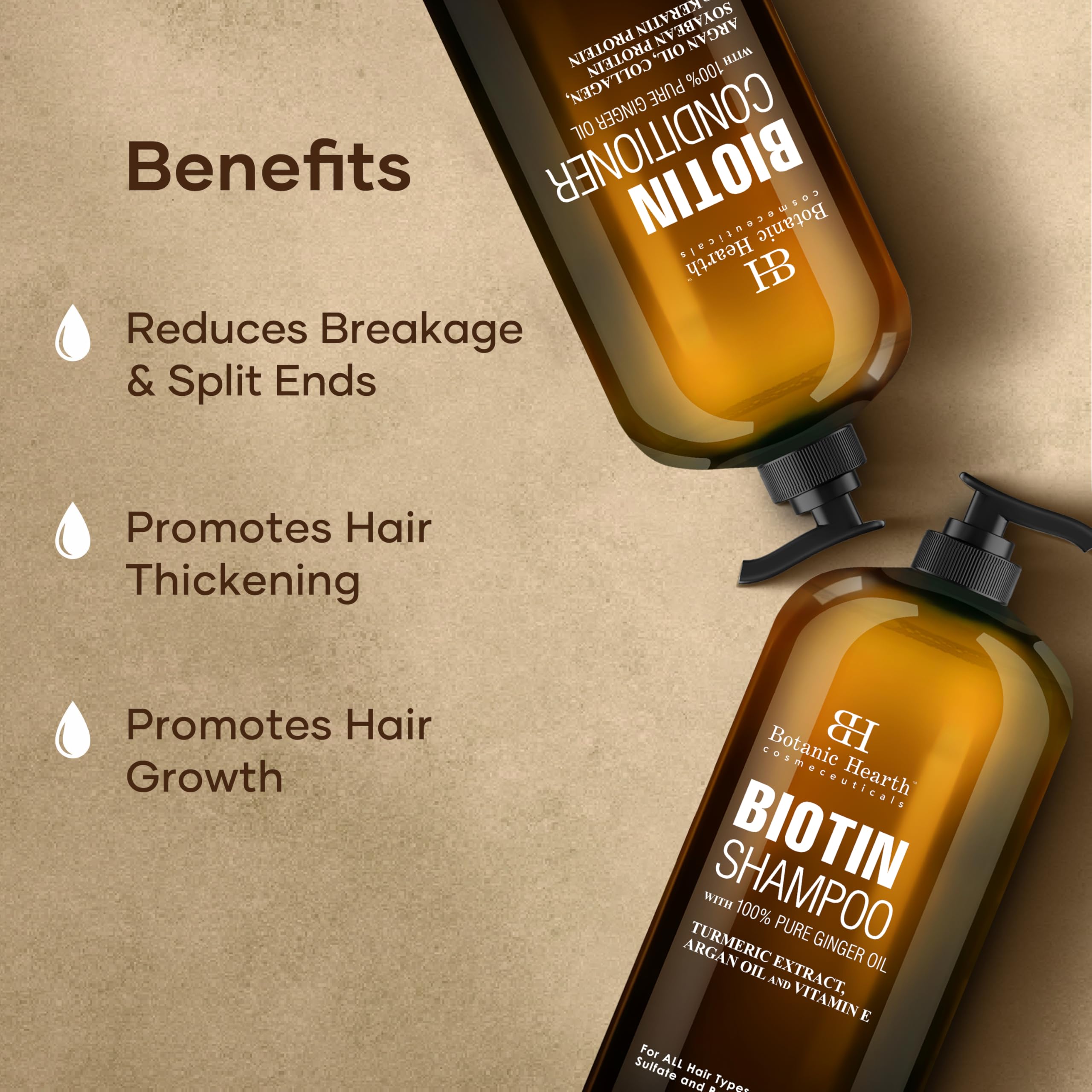 Cheveux teints protégés Botanic Hearth sans sulfates, soin quotidien doux.