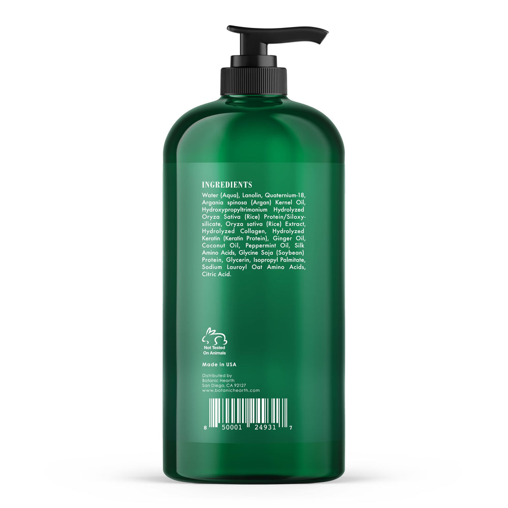 Botanic Hearth menthe poivrée étiquette, informations produit claires