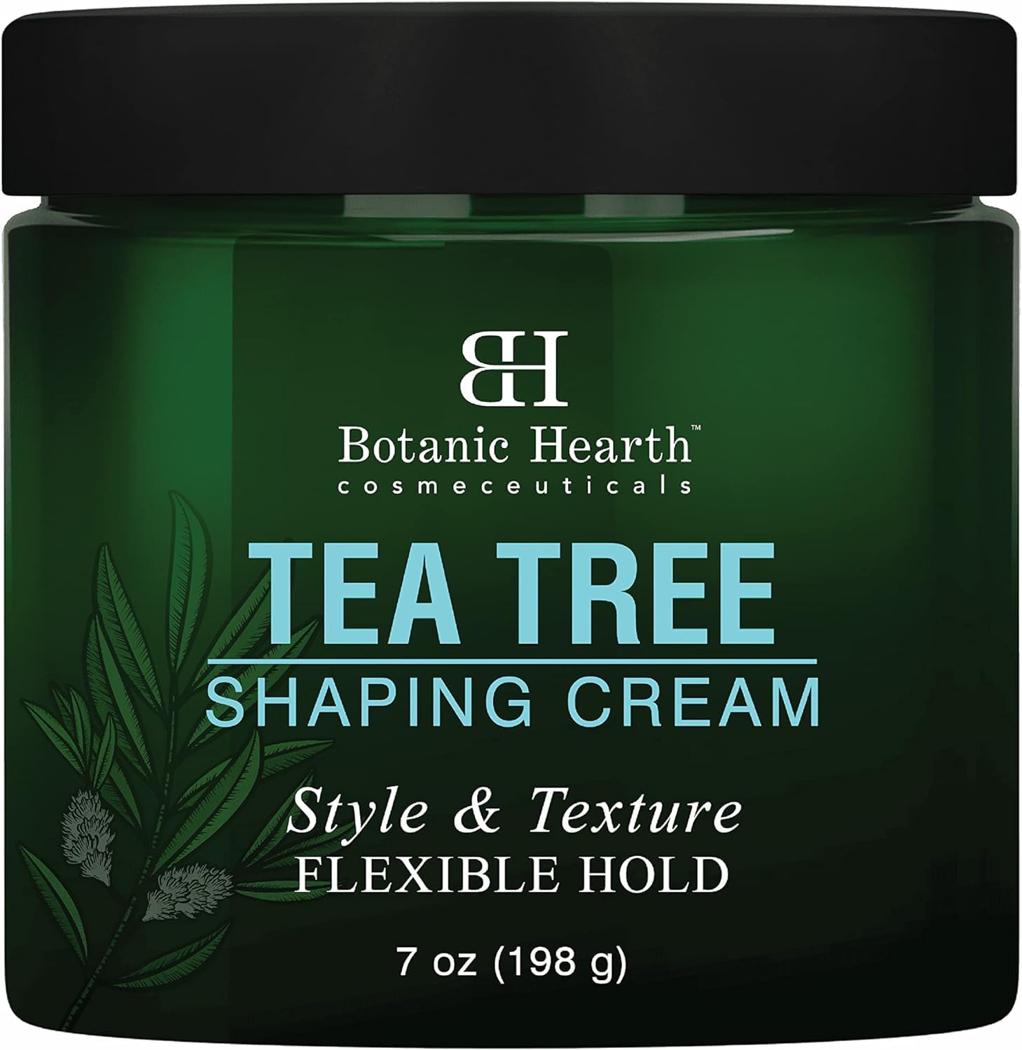 Botanic Hearth Crème-modelage Cheveux Tea Tree pour une tenue flexible et naturelle.