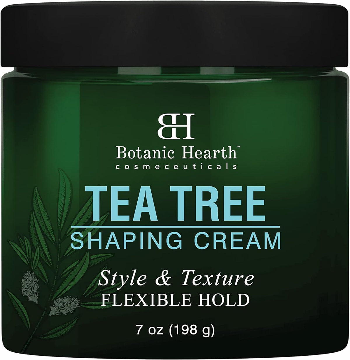 Botanic Hearth Crème-modelage Cheveux Tea Tree pour une tenue flexible et naturelle.