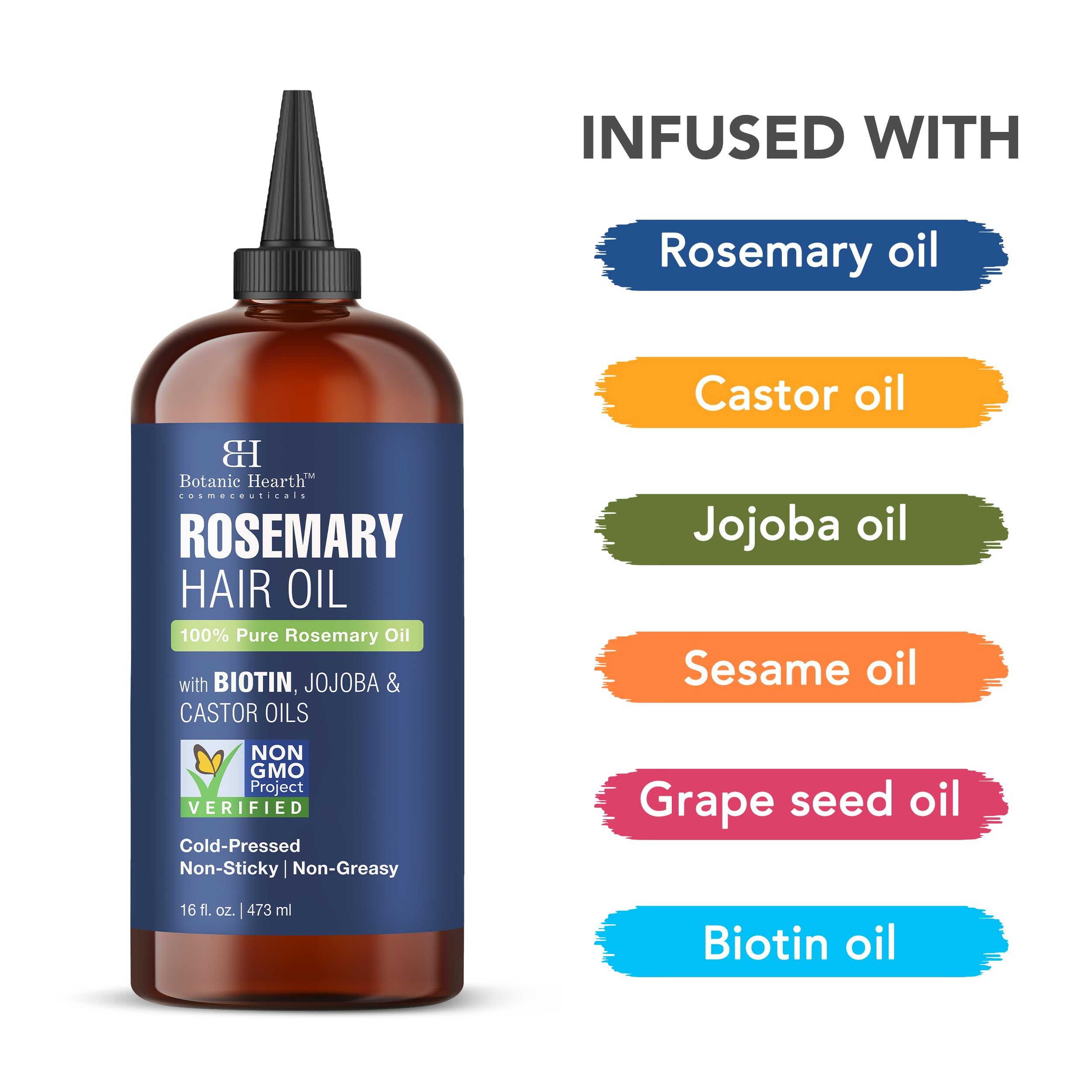 Botanic Hearth Emballage ambre – flacon protégé contre la lumière.