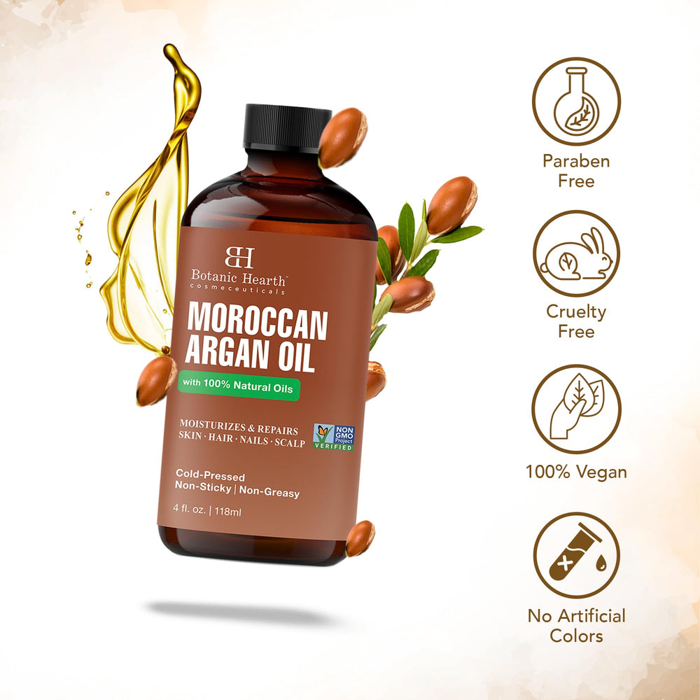 Botanic Hearth huile d'argan – soin pour cheveux sensibles et abîmés