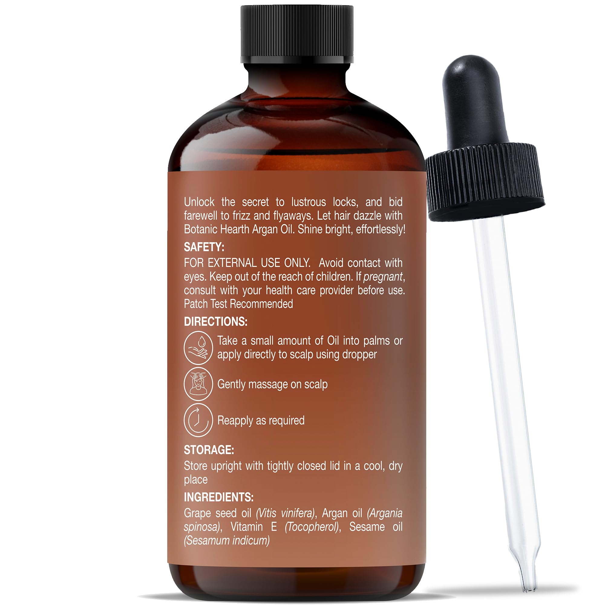 Botanic Hearth huile d'argan – utilisation polyvalente au quotidien