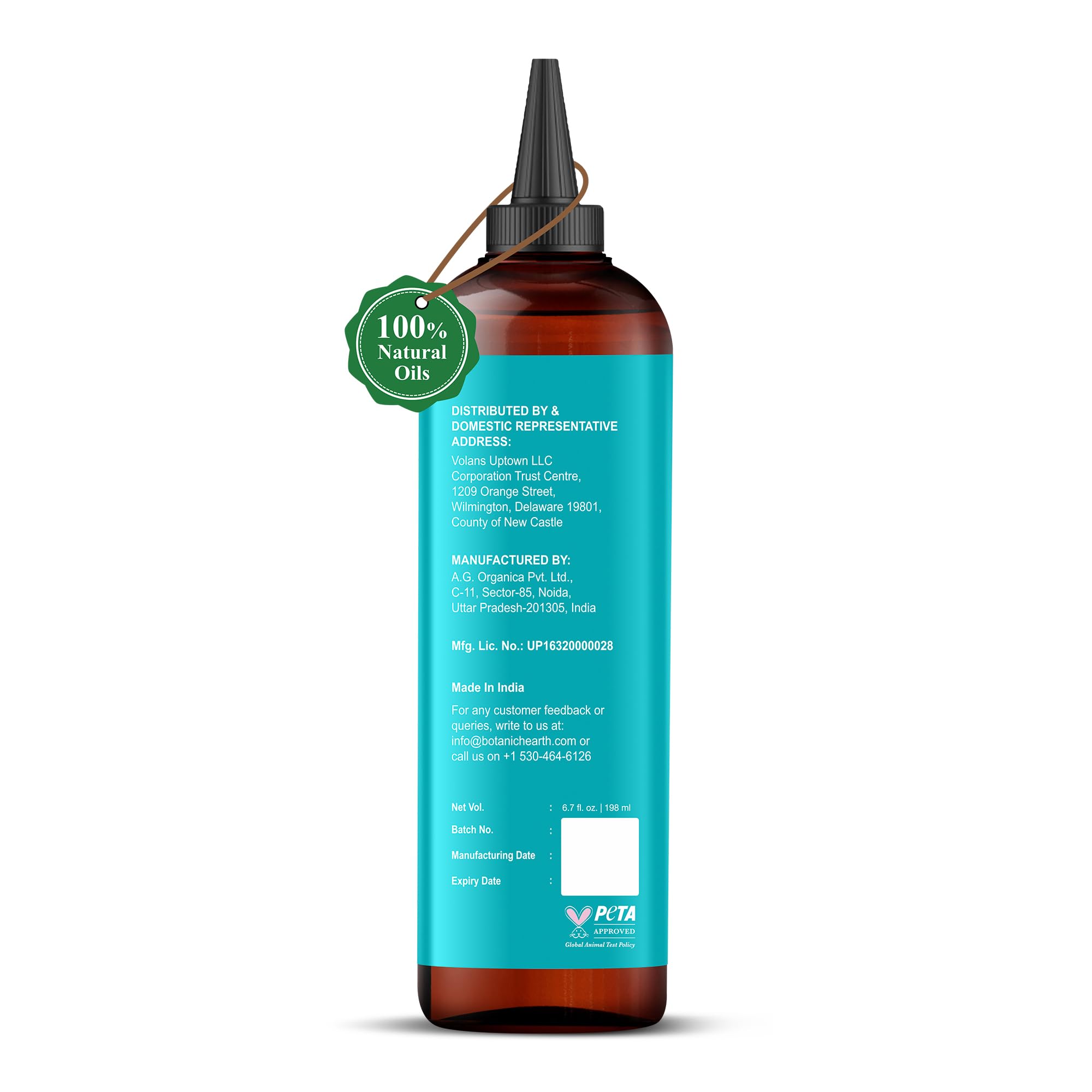 Botanic Hearth Huile Cheveux après-shampoing pour nourrir et apaiser le cuir chevelu.