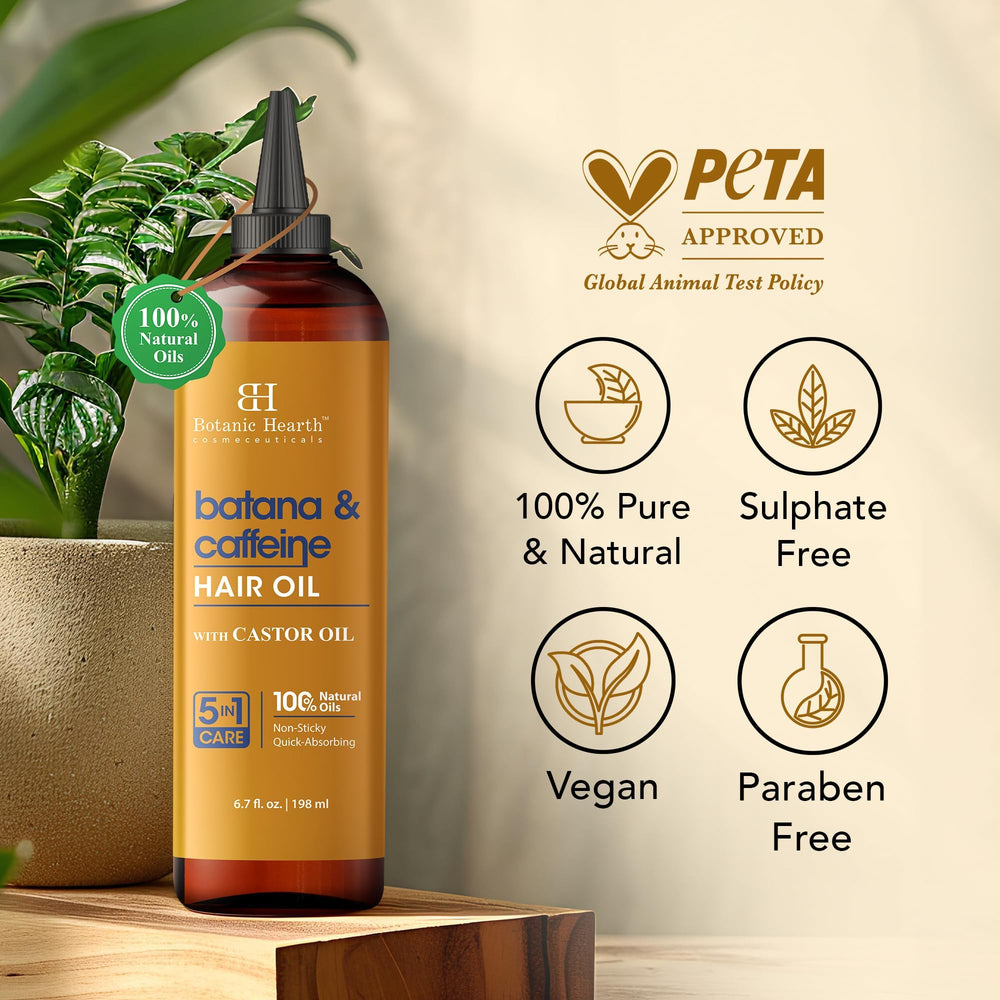 Botanic Hearth Huile Cheveux – batana pour revitaliser les longueurs