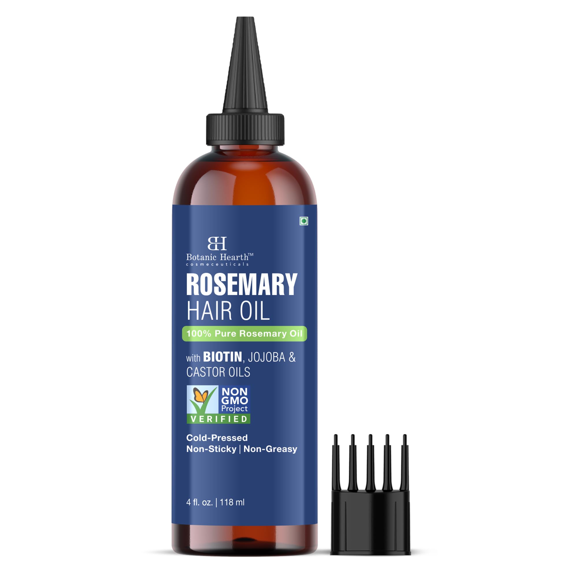 Botanic Hearth huile cheveux croissance romarin : favorise hydratation et vitalité du cuir chevelu
