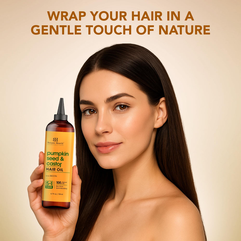 Botanic Hearth Huile Cheveux: éclat sain et toucher doux.
