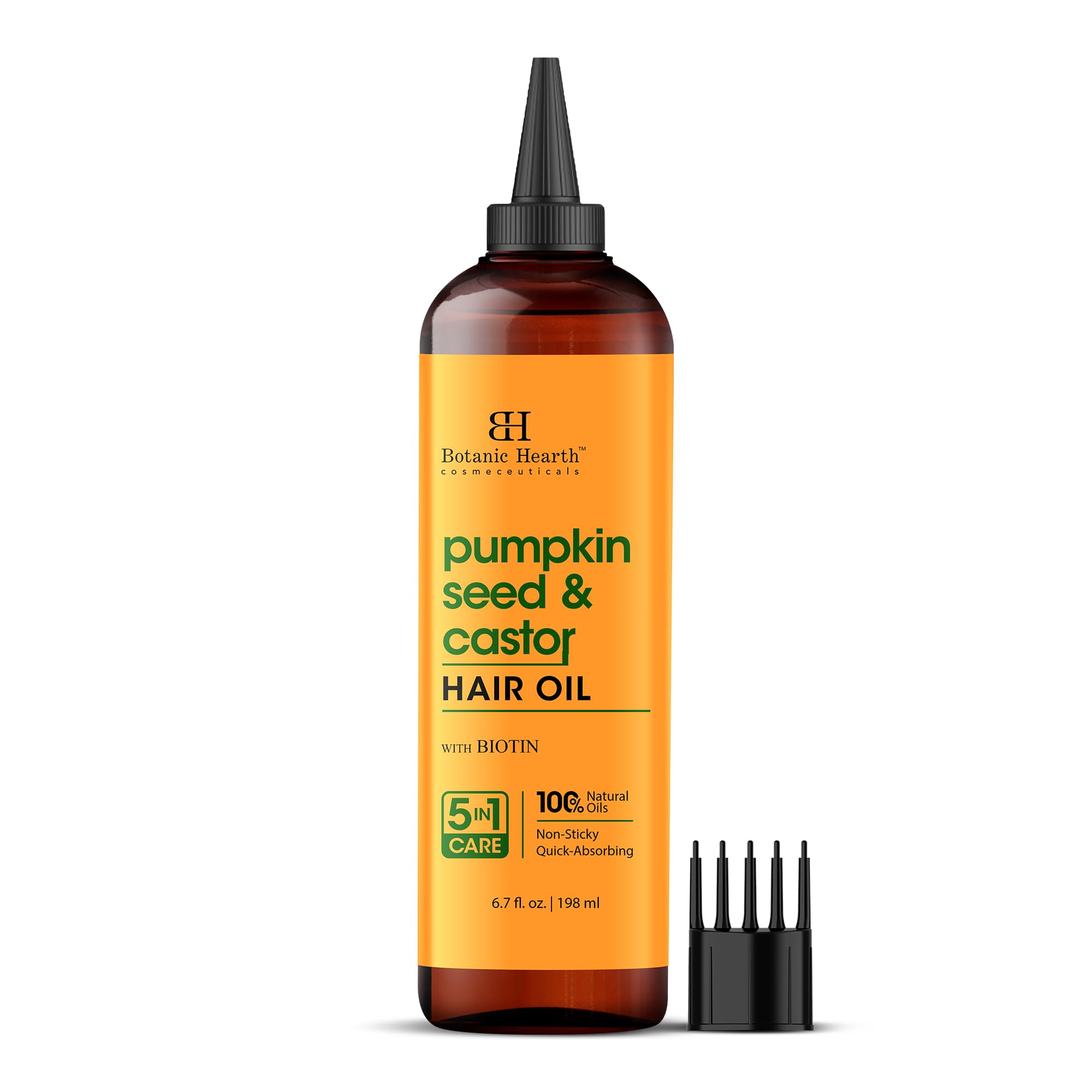 Botanic Hearth Huile Cheveux: formule légère sans solvants agressifs.