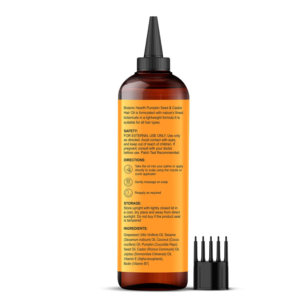 Botanic Hearth Huile Cheveux: nourrissement racines pour cuir chevelu sain.