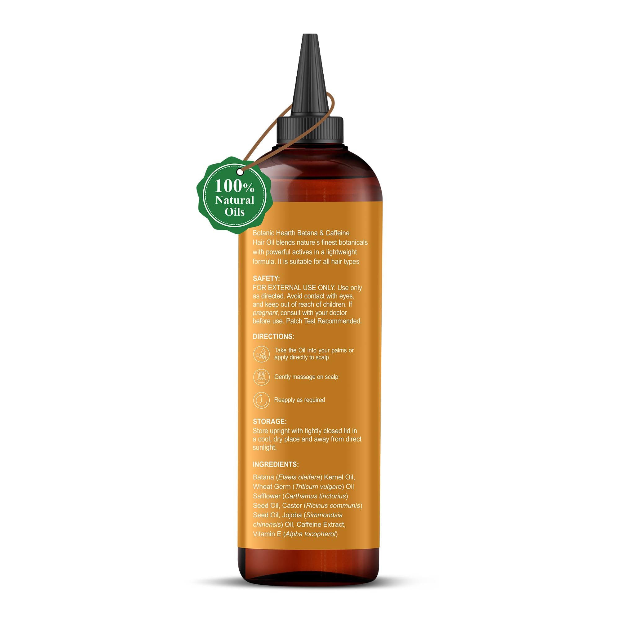 Botanic Hearth Huile Cheveux – soin quotidien pour cheveux fragiles et secs