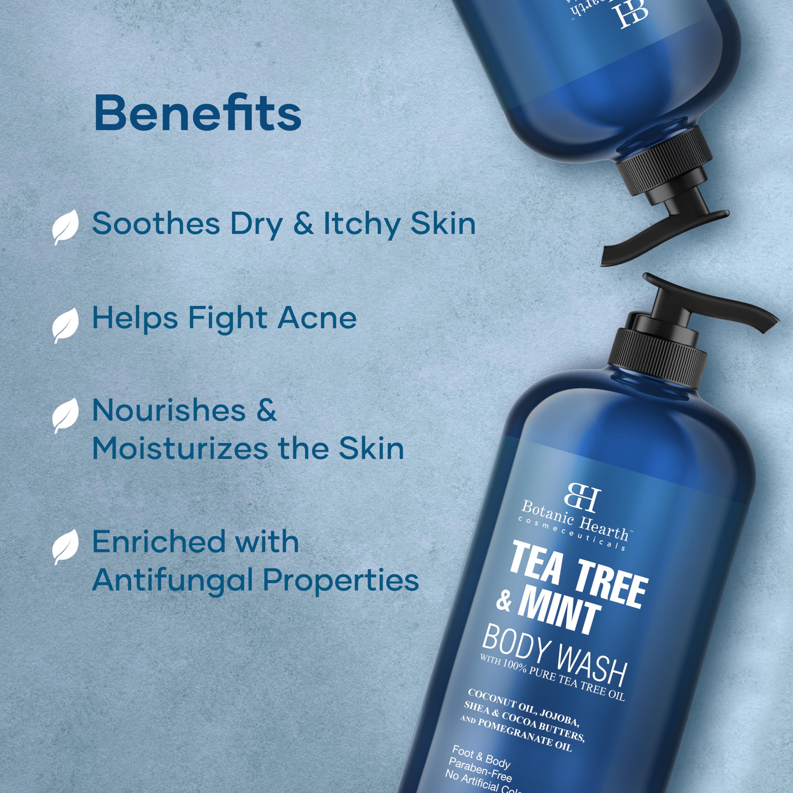 Botanic Hearth, action détox et peau saine après la douche.