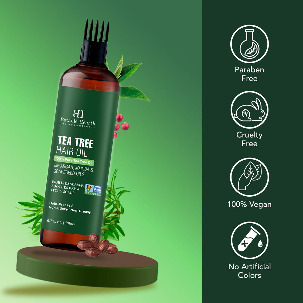 Botanic Hearth Pack-deux-bouteilles, huile cheveux pratique.