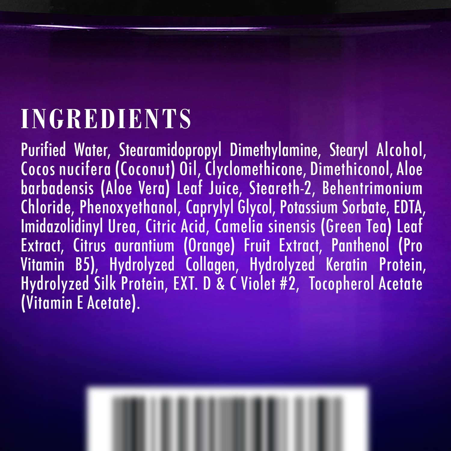 Botanic Hearth Purple Hair Mask jar closeup shows rich violet conditioning formula.
