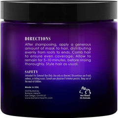 Texture swirl of Botanic Hearth mask on hand for easy application.