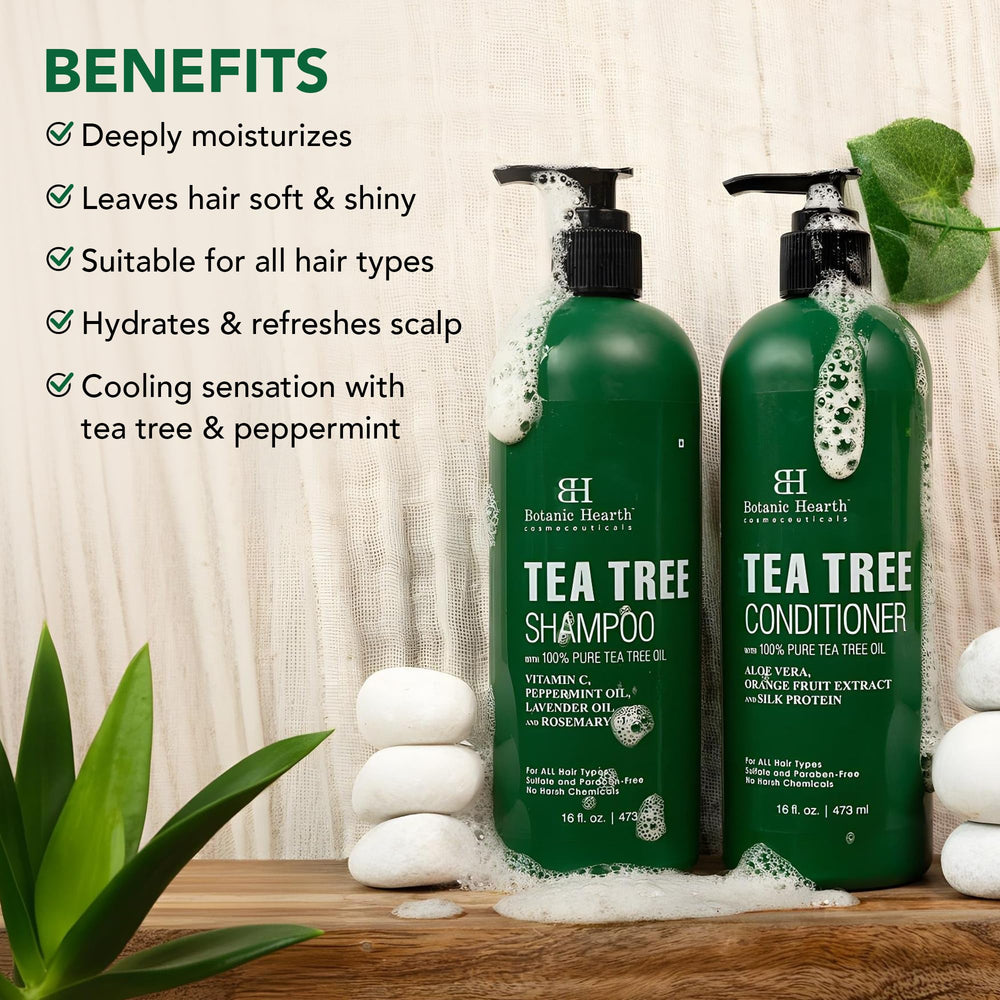 Botanic Hearth Sans-Sulfates – badge sur flacon, choix doux pour les cheveux.
